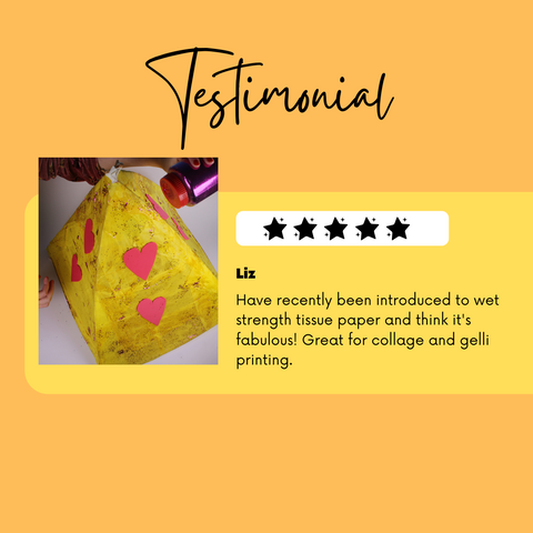 Wet strength discount tissue paper