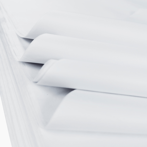 White Tissue Paper Folds 2