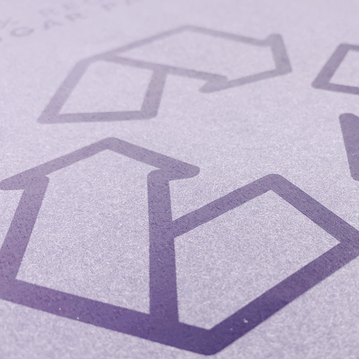 printed on recycled sugar paper