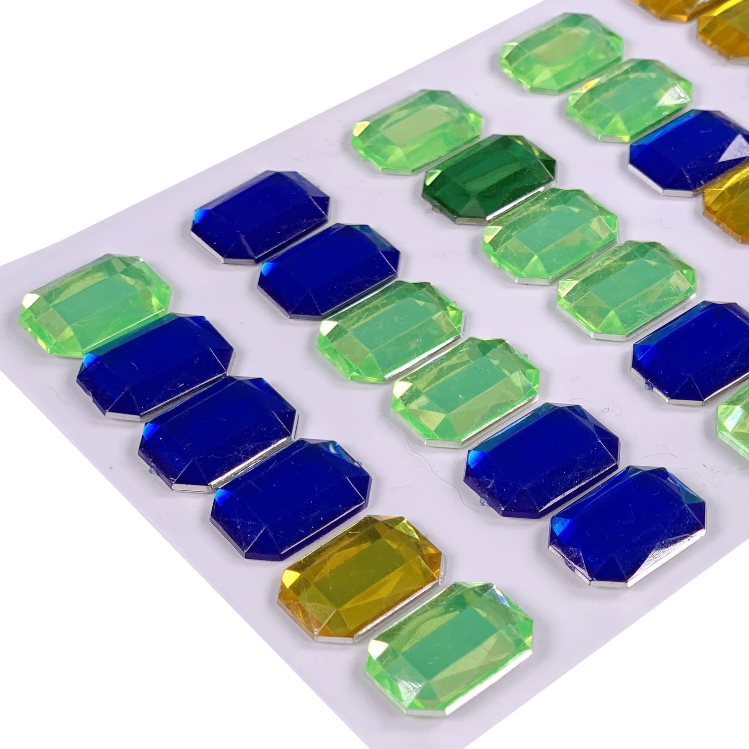 rectangle shaped jewels / gems