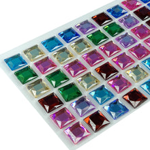 Load image into Gallery viewer, close up of square jewels
